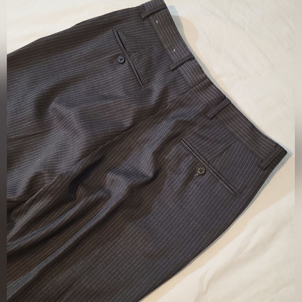 Tommy Hilfiger Gray Pinstripe Suit - Picture 11 of 11